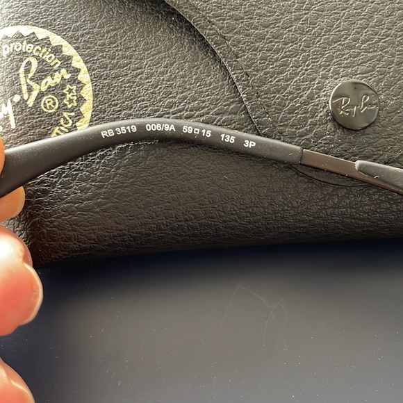 RayBan black lens & frame sunglasses - Picture 2 of 5